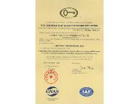 Quality system certification